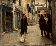 John Singer Sargent Sargent Street in Venice oil painting on canvas